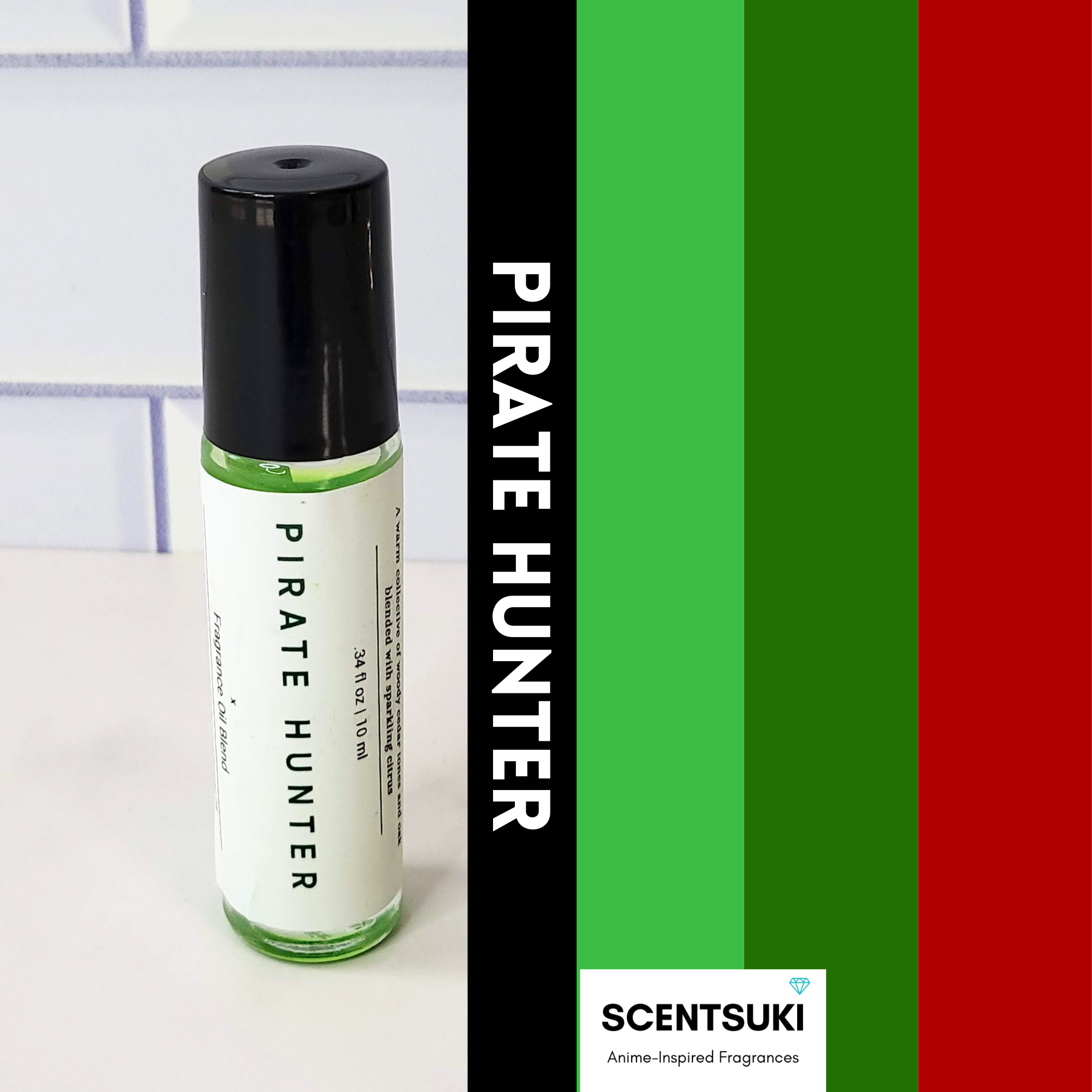 ScentSuki Pirate Collection Anime Inspired Fragrances ZOR